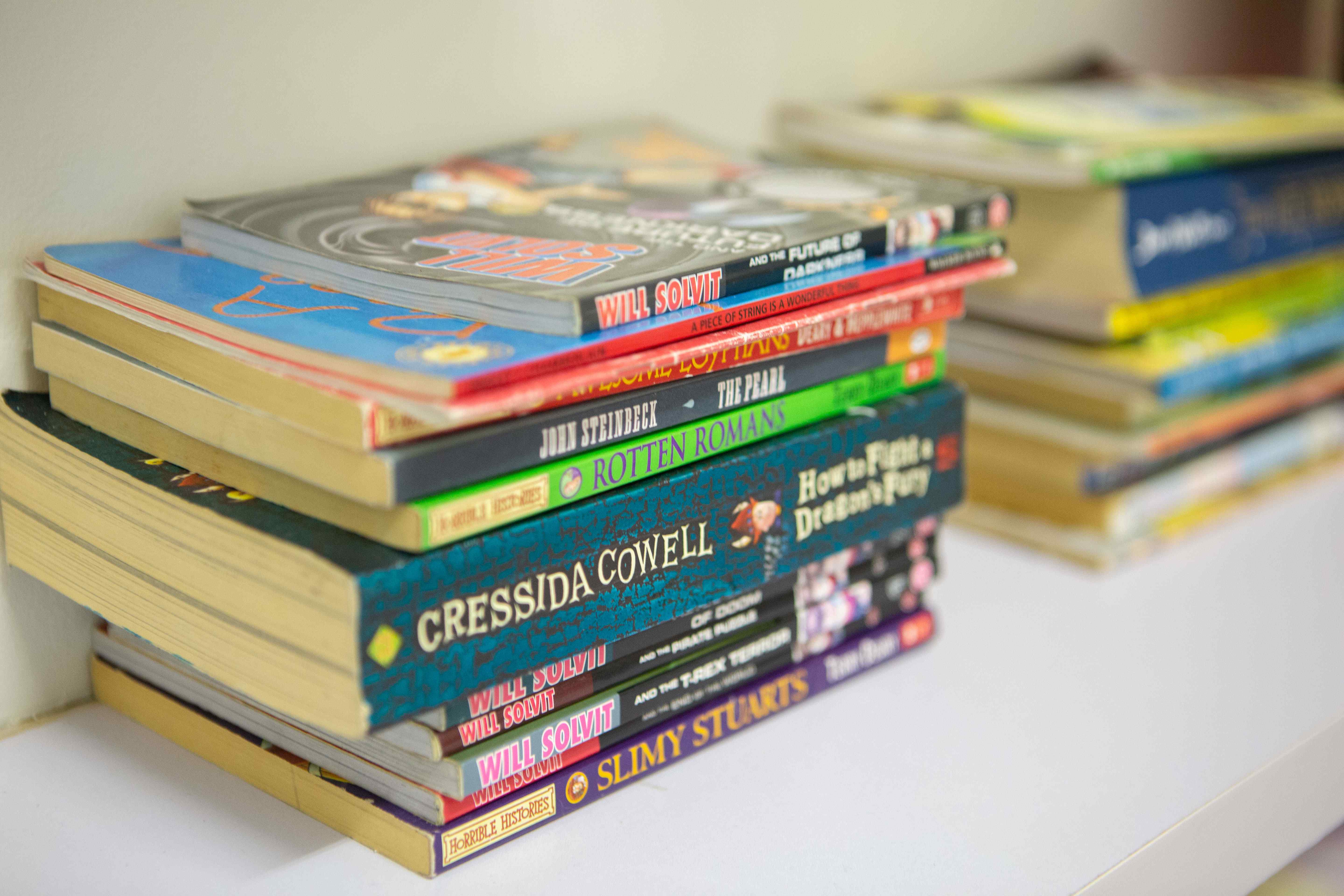 happy children in class